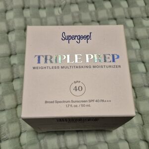 Supergoop! Triple Prep Moisturizer, SPF 40, Expiration Dare 6/2026